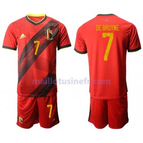 Maillot de Foot Belgique DE BRUYNE 7 Domicile UEFA EURO 2020 - Enfant